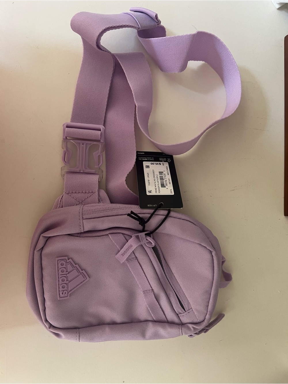 adidas Lavender Crossbody Sling Bag
